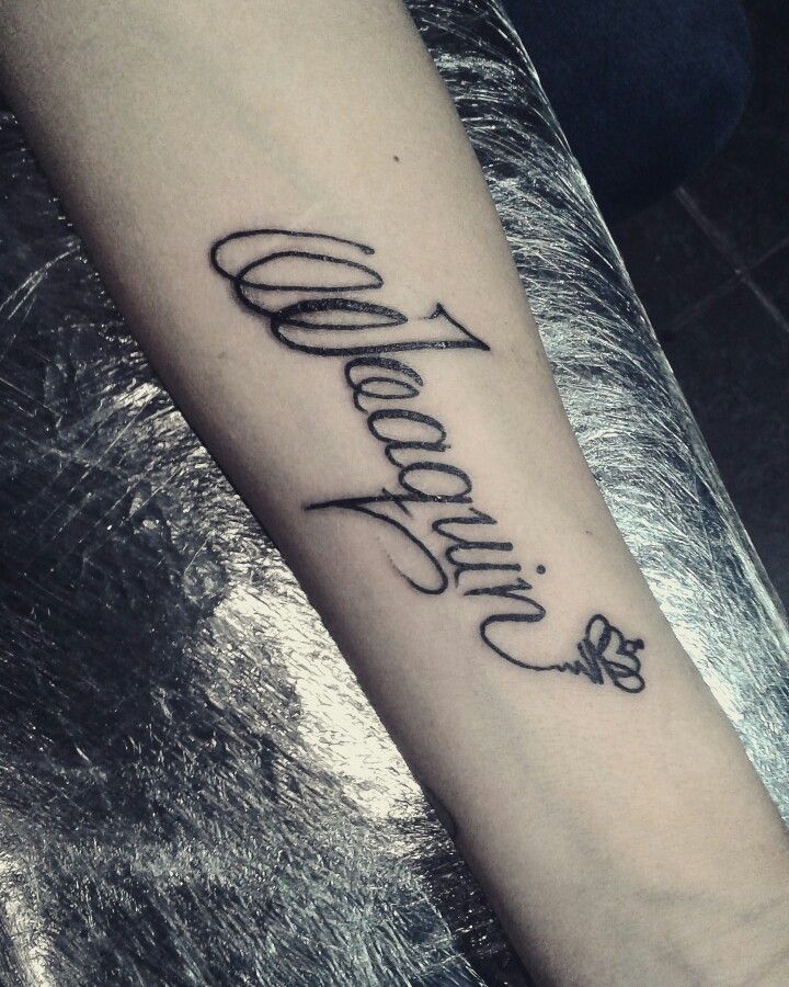 Tatuajes de nombres joaquin 25